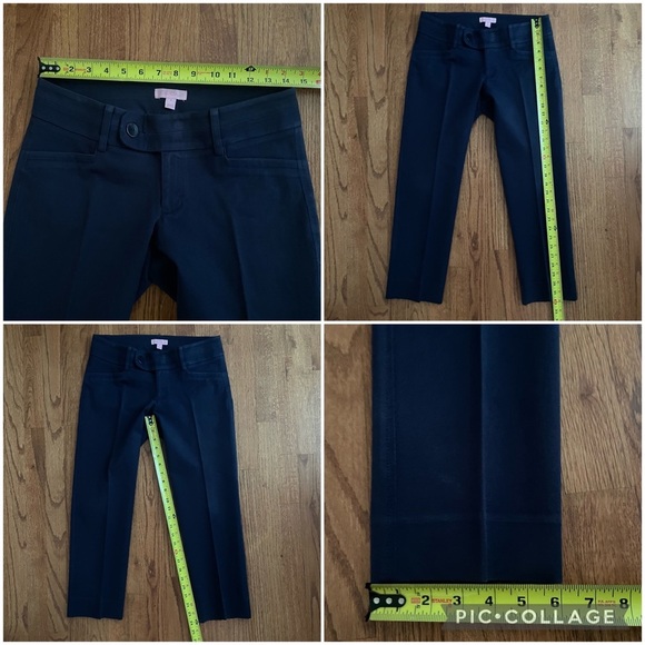 Lilly Pulitzer Luxury Solid True Navy Capri Pants size 4 - Picture 16 of 16